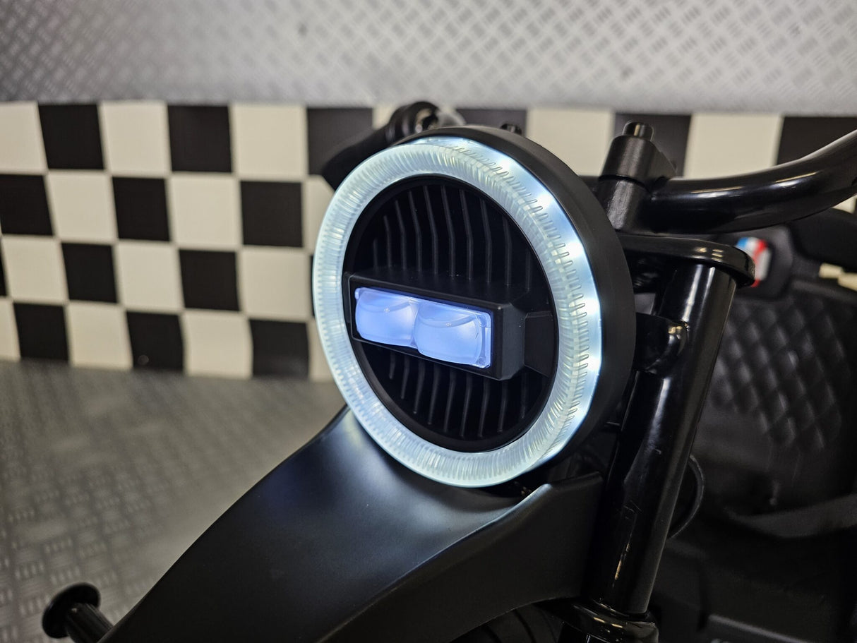 Elektrisk trehjulig motorcykel 24V för barn – svart
