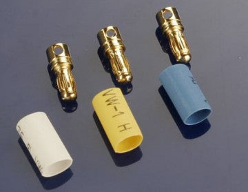 Traxxas 3342 Bullet Connector Male 3.5mm with Heat Shrink