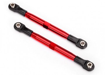 Traxxas 6742R Toe Link Alu Red Front & Rear Complete (2) Rustler/Hoss 4x4, Raptor R
