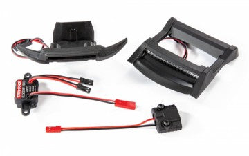 Traxxas 6795 LED Light Front & Roof Skid Set Complete Rustler 4x4
