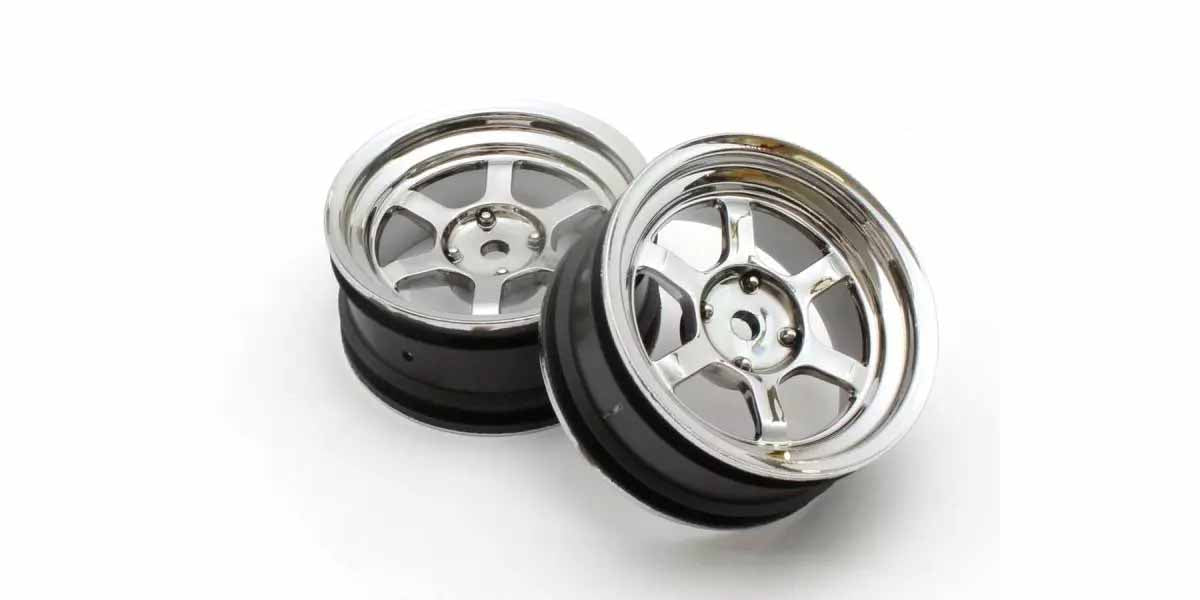 Kyosho 1:10 Fazer FZD2 Rays TE37V Wheel Offset 5mm (2) Plated