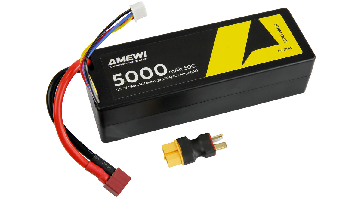 LiPo Batteri 3S 11,1V 5000mAh 50C T-Plug