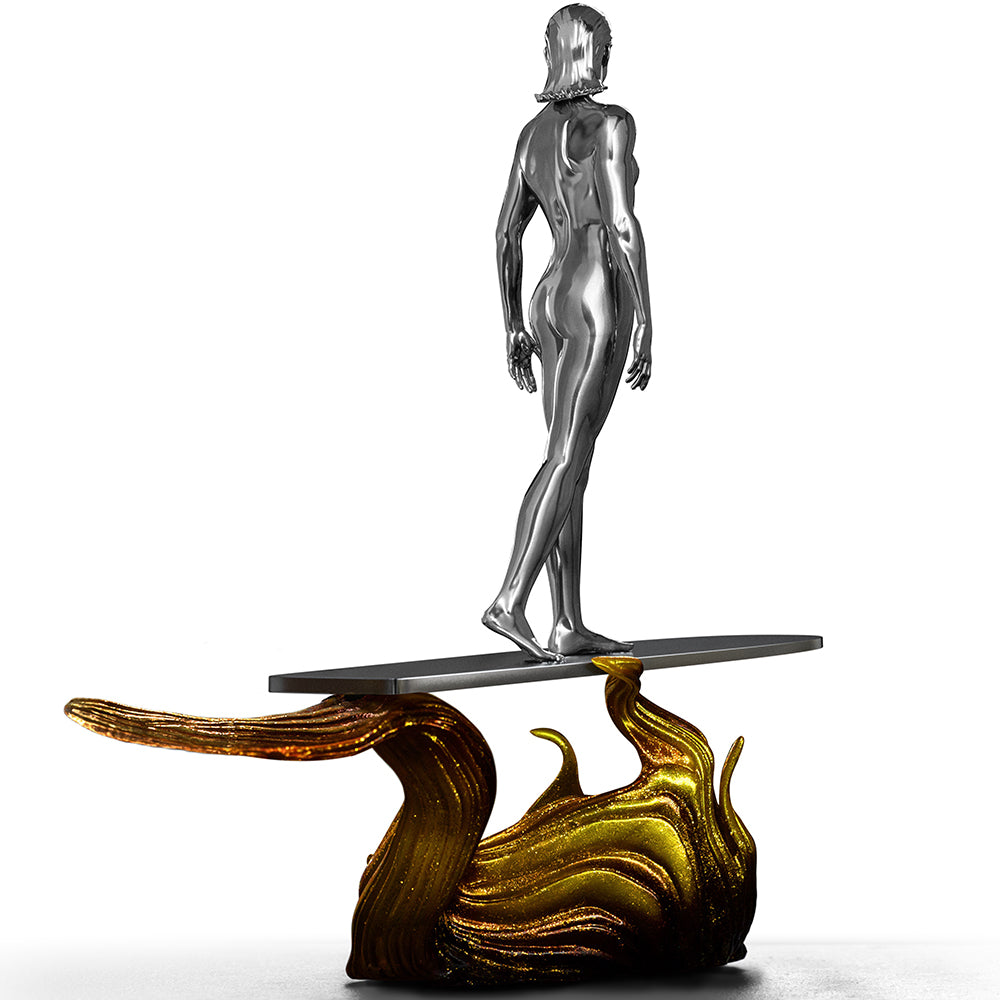 Iron Studios Fantastic Four: First Steps - Silver Surfer Statue Art Scale 1/10