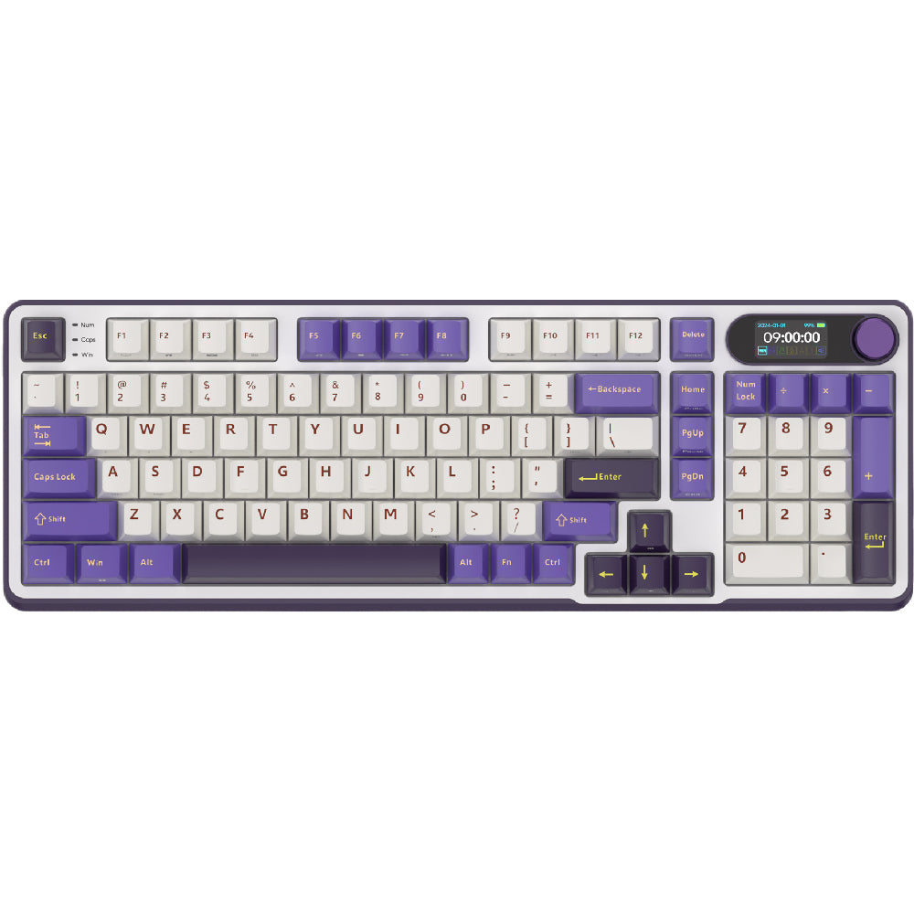 Royal Kludge S98 TFT Tactile 98K Blackberry - RGB ANSI (ENG) wireless
