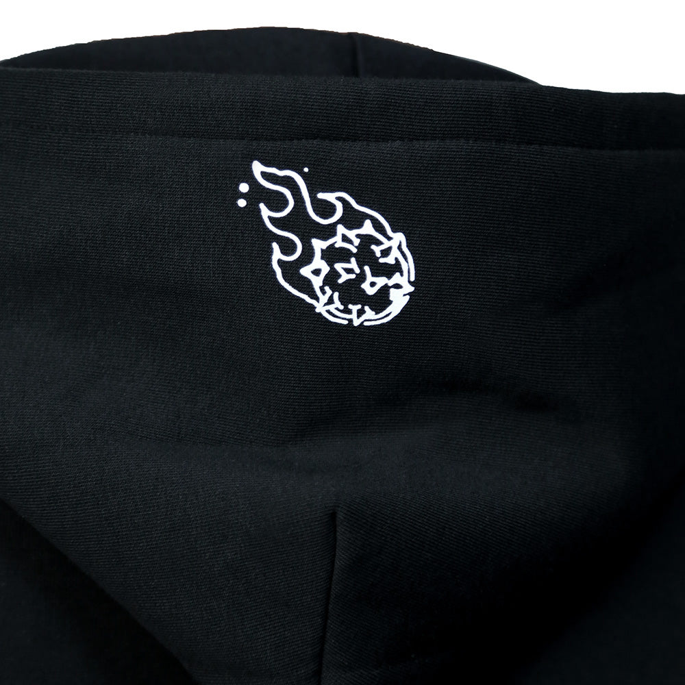 Rick and Morty hoodie with logo black, XXL
