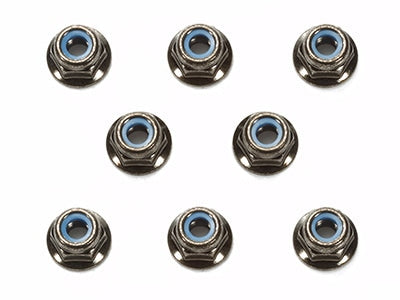 4mm Flange Lock Nut Bla *8