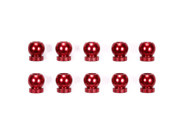 ALU BALL NUT 6MM RØD