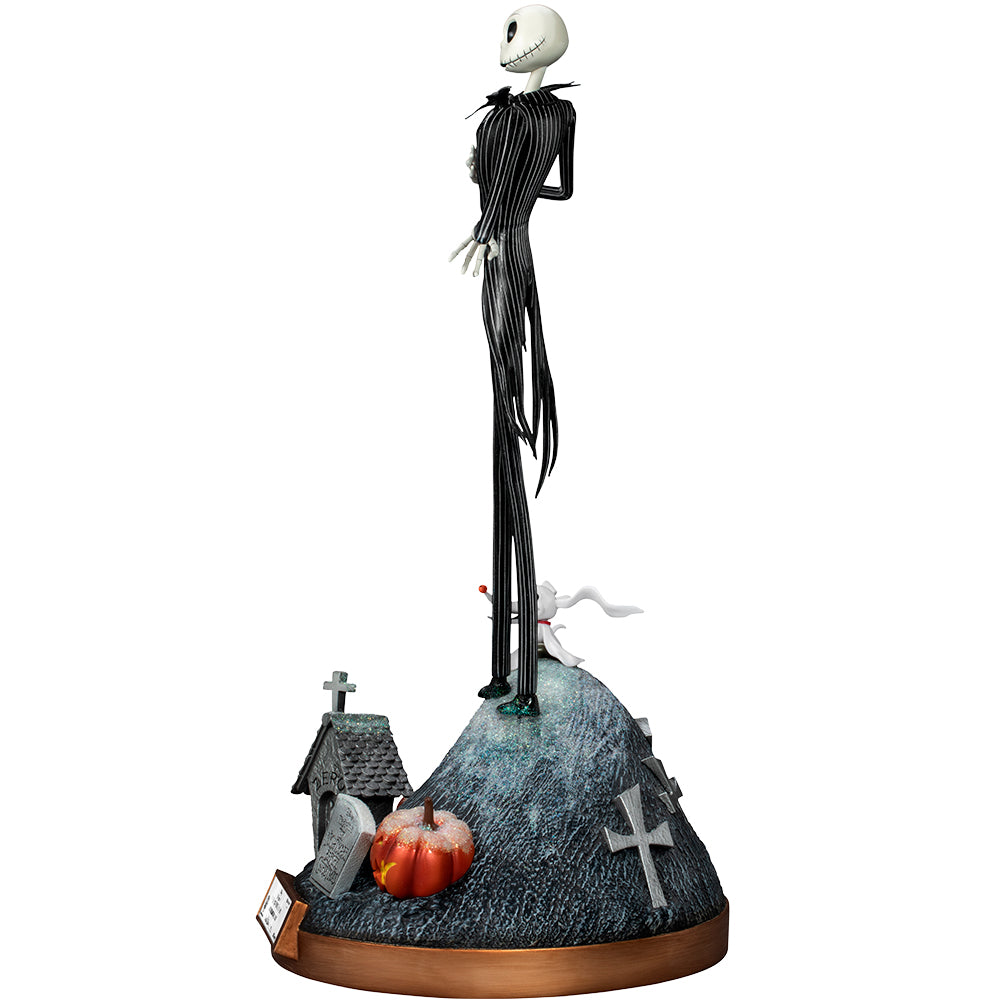The Nightmare Before Christmas Master Craft Jack Skellington & Zero Statue