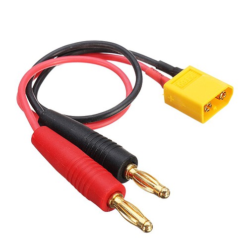 Bullet 4mm to XT90 male cable 300mm