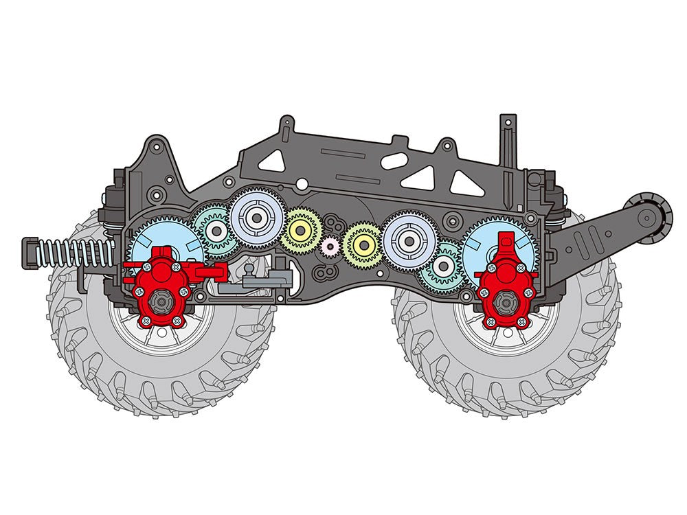 TAMIYA 1:14 R/C MONSTER BEETLE TRAIL (GF-01TR)