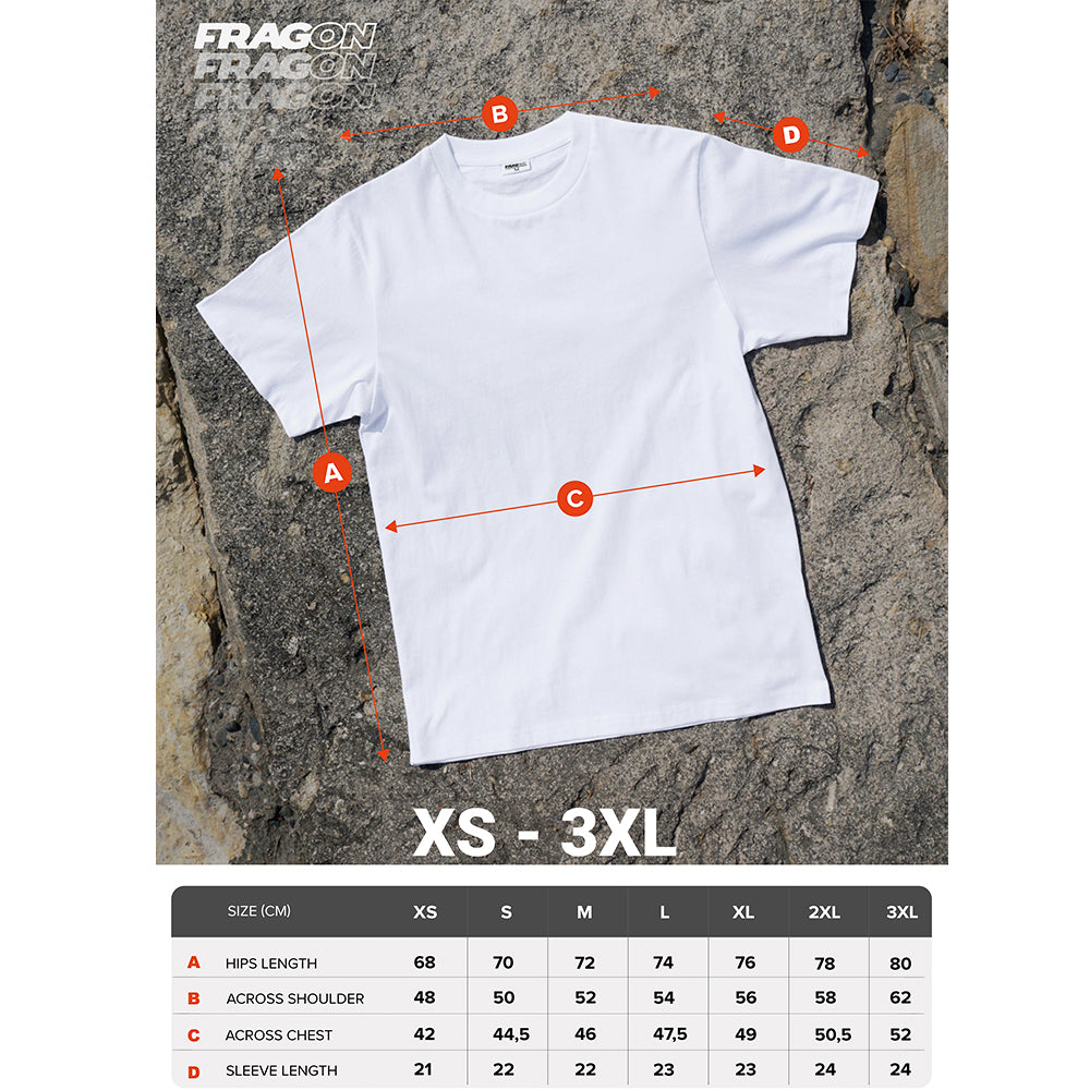 FragON basic T-shirt, white, 3XL