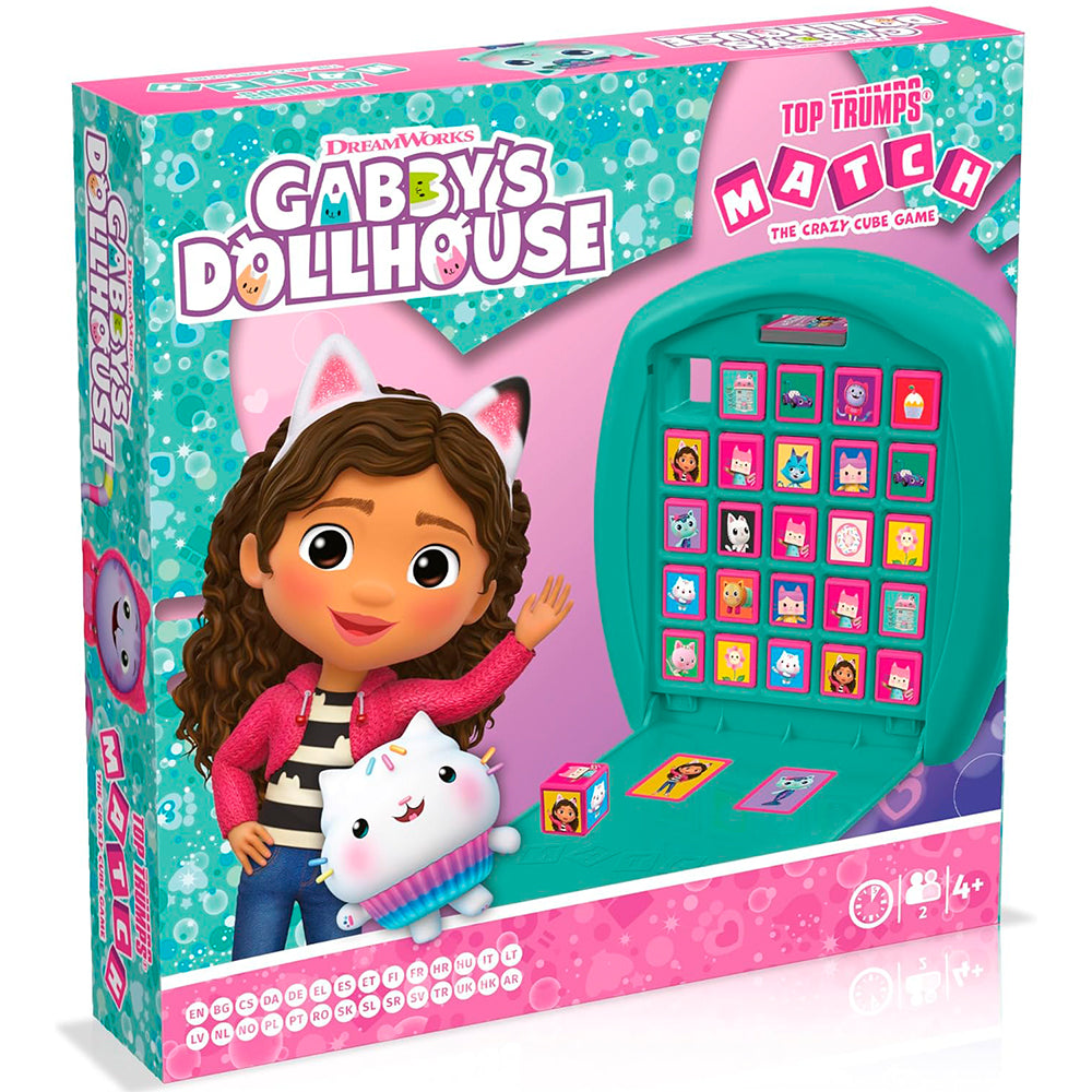 Winning Moves Top Trumps Match (New Build) Gabby's Dollhouse Multillingual