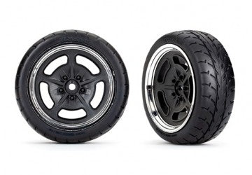 Traxxas 9372 Tires & Wheels 2.1" Touring Hot Rod Front (2)