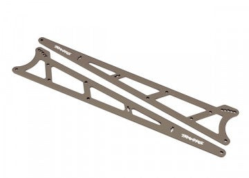 Traxxas 9462 Side Plates Wheelie Bar Alu Charcoal Gray Drag Slash