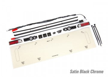 Traxxas 9497A LED Lights Rear Set Satin Black Chrome Chevrolet C10