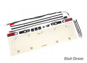 Traxxas 9497X LED Lights Rear Set Black Chrome Chevrolet C10