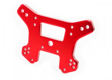 Traxxas 9539R Shock Tower Front Alu Red Sledge