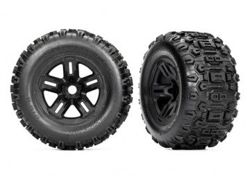 Traxxas 9672 Tires & Wheels Sledgehammer 3.8'' (17mm Hex) (2)