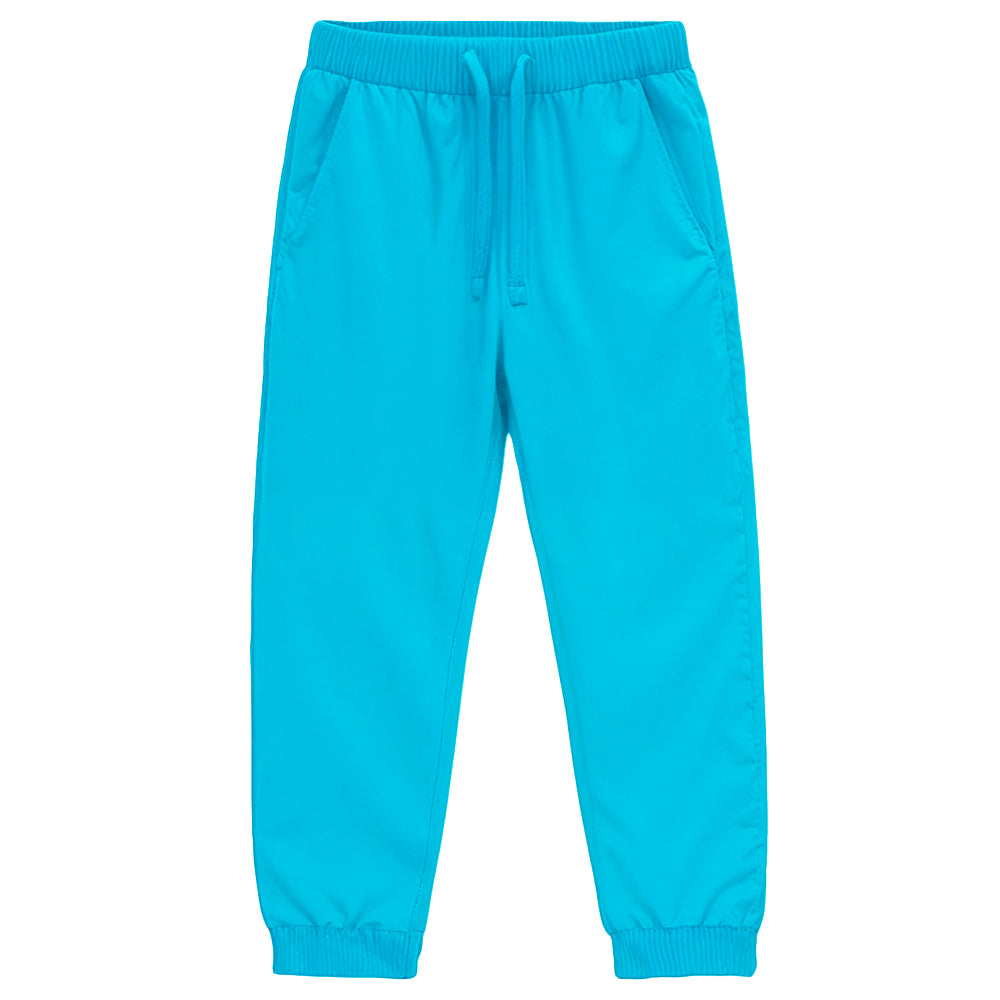 Kids jogger pants turquoise, 7-8 years