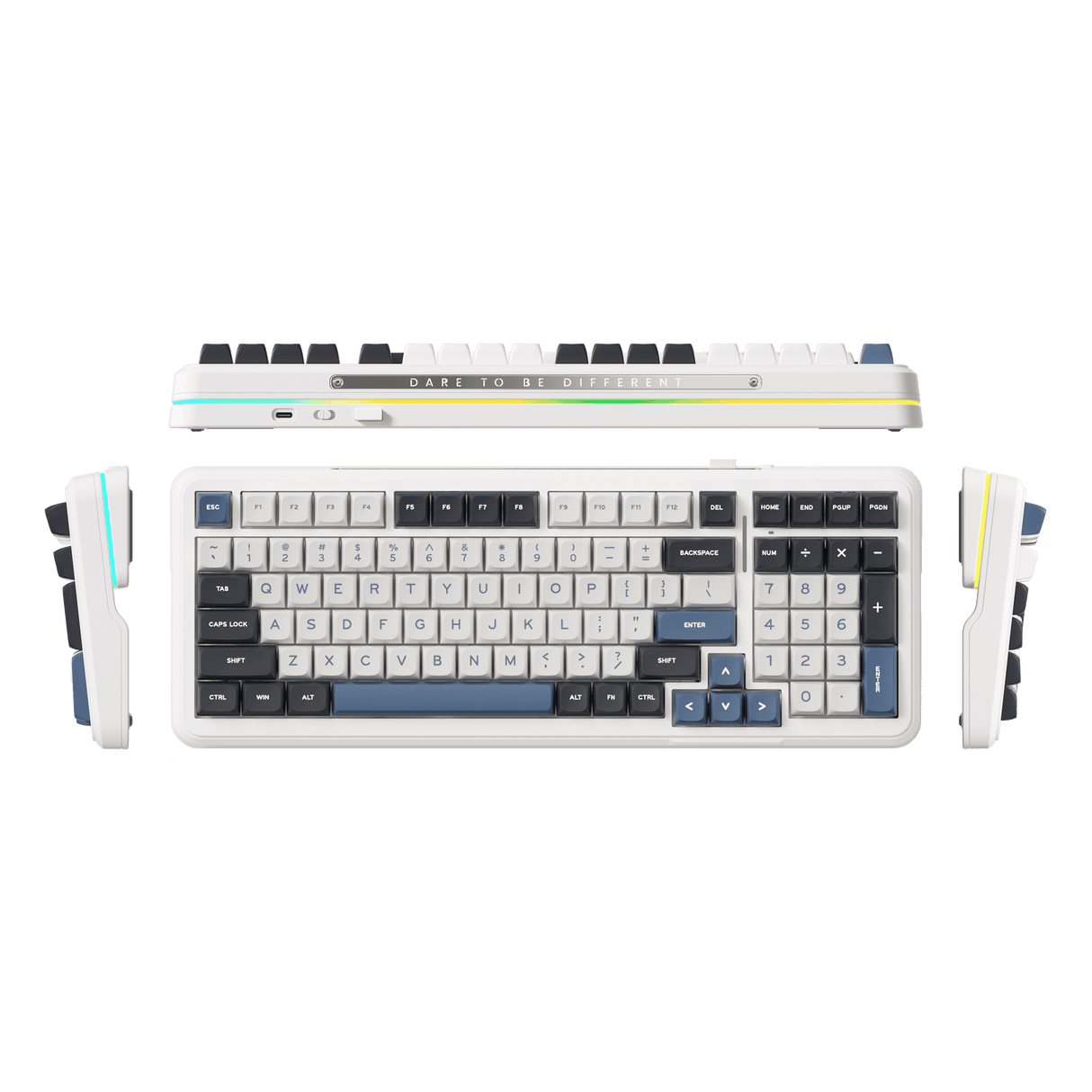MCHOSE K99 Navy Blue - Wireless Mechanical Keyboard