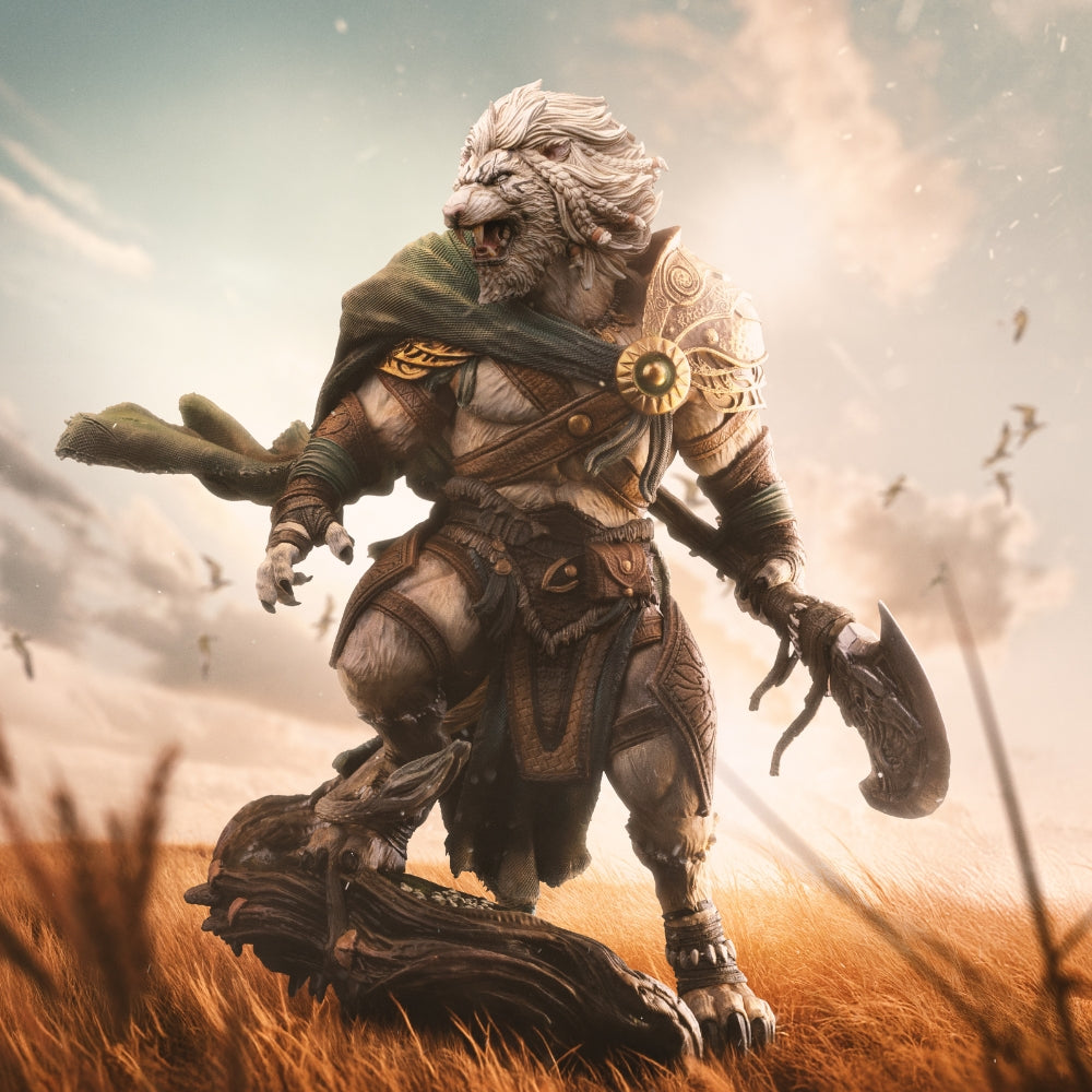 Iron Studios Magic: The Gathering - Ajani Goldmane Art Scale 1/10