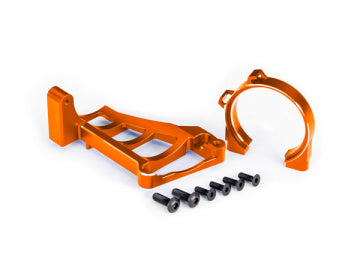 Traxxas 10261-ORNG Motor Mounts Front & Rear Set Alu Orange Maxx