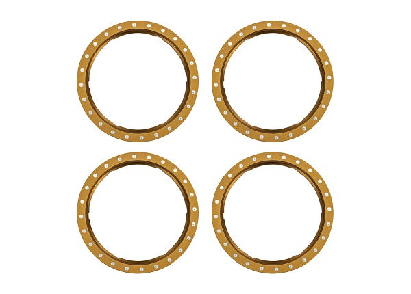 TRAXXAS 10276-BRNZ Beadlock Rings Alu Bronze (Pro Scale Wheel Alu System) (4)