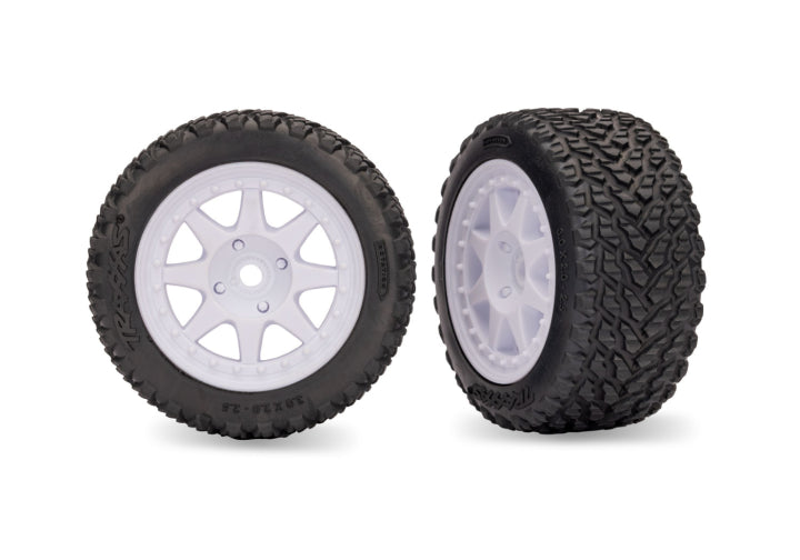 Tires & Wheels Rally / Mini Rally White Front (2)