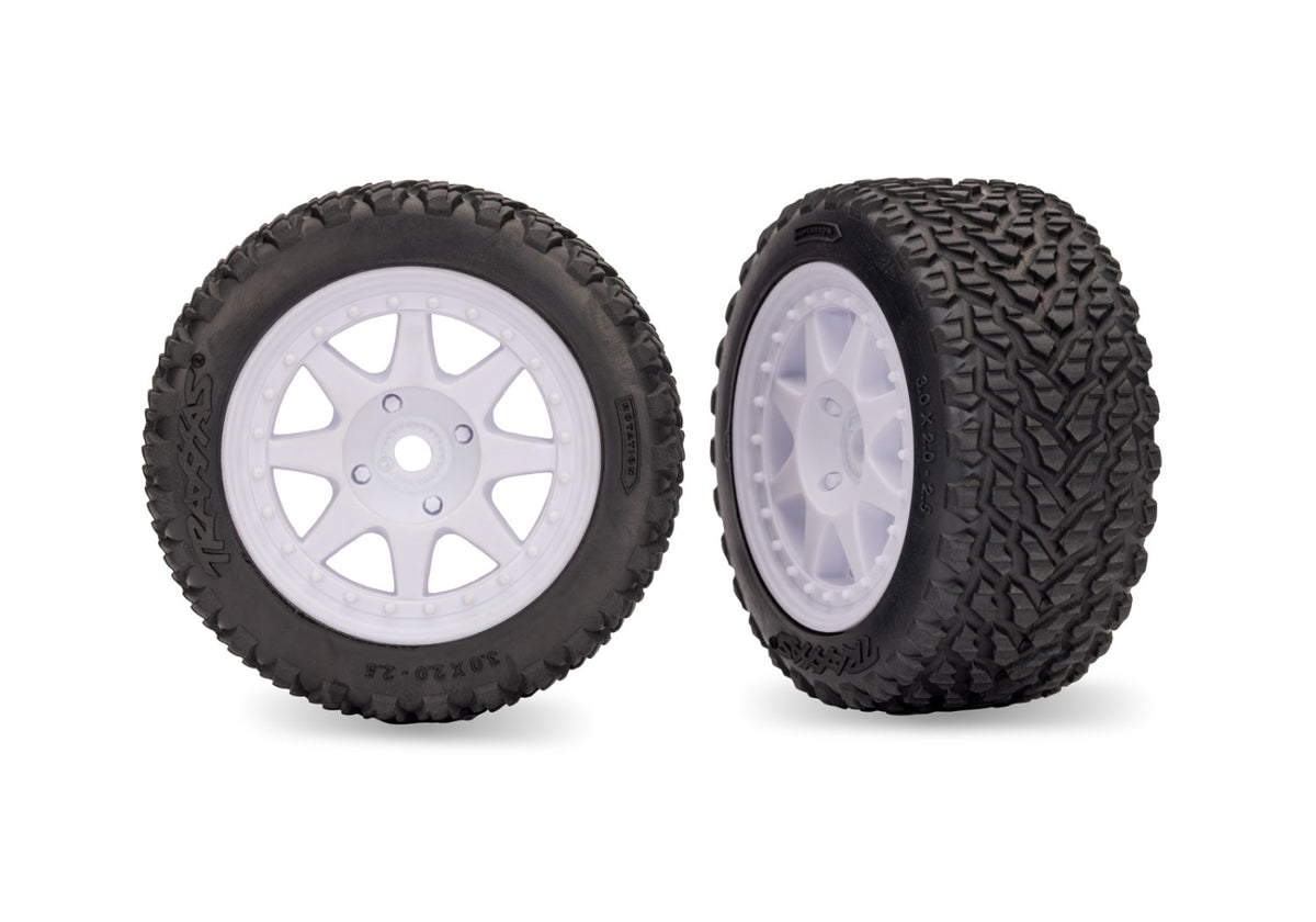 Tires & Wheels Rally / Mini Rally White Front (2)