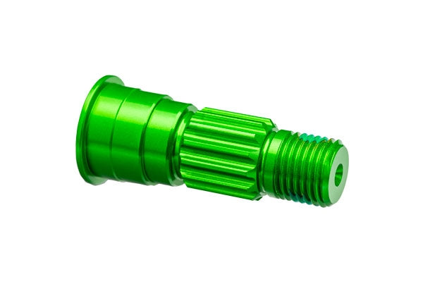 TRAXXAS 10953-GRN Stub Axle Front Alu Green Funco Sand Car