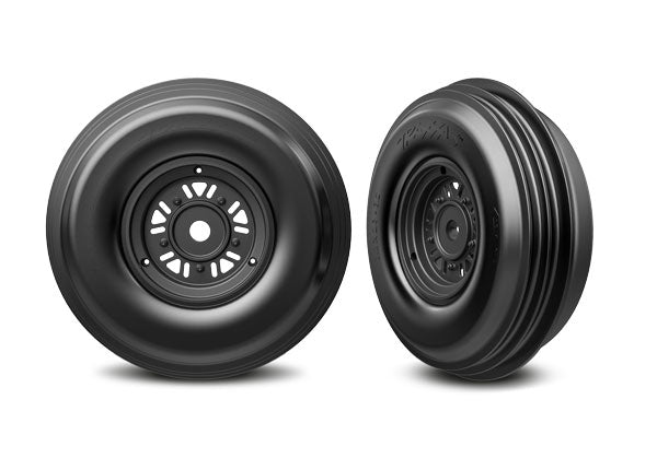 TRAXXAS 10971 Tires & Wheels Ribbed / Pro Scale Sand Car Race Front (2)