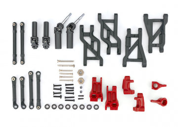 Traxxas 9182-RED Outer Driveline & Suspension EHD Red Upgrade Kit Bandit, Drag Slash