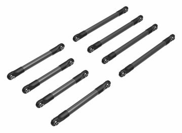 Traxxas 9749-GRAY Suspension Link Alu Set F&B Gray TRX-4M