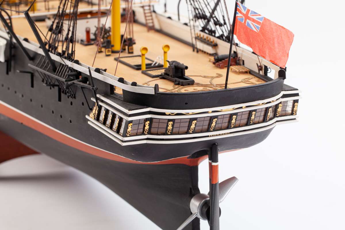 1:100 HMS Warrior - Wooden hull
