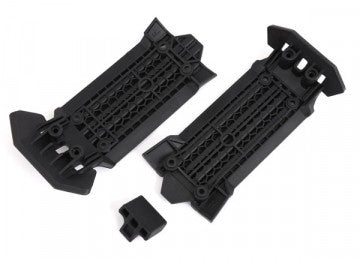 Traxxas 7844 Skidplate Set Front & Rear with Rubber Impact Cushion XRT