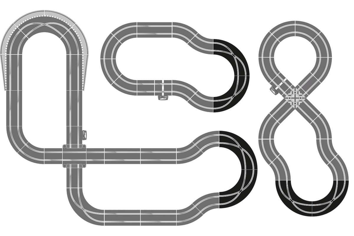 Racing curves track accessory pack