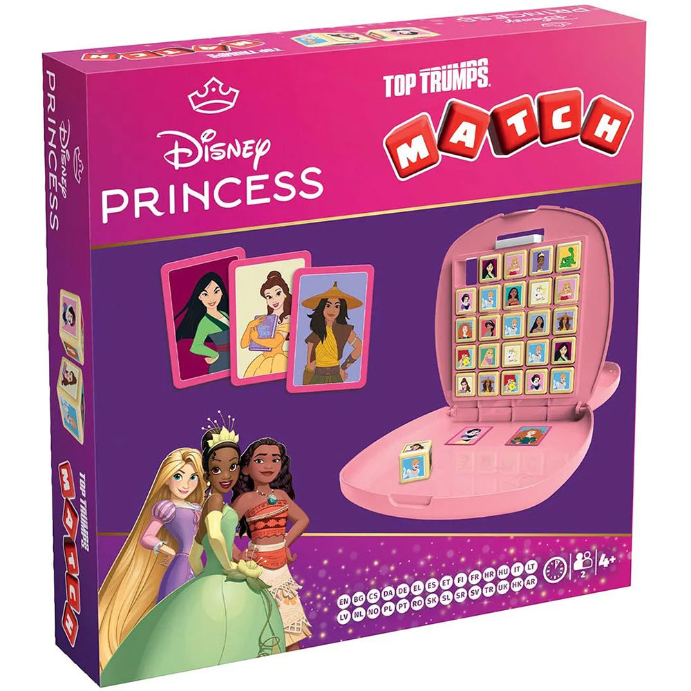 Winning Moves - Top Trumps Match - Disney Princess Multillingual