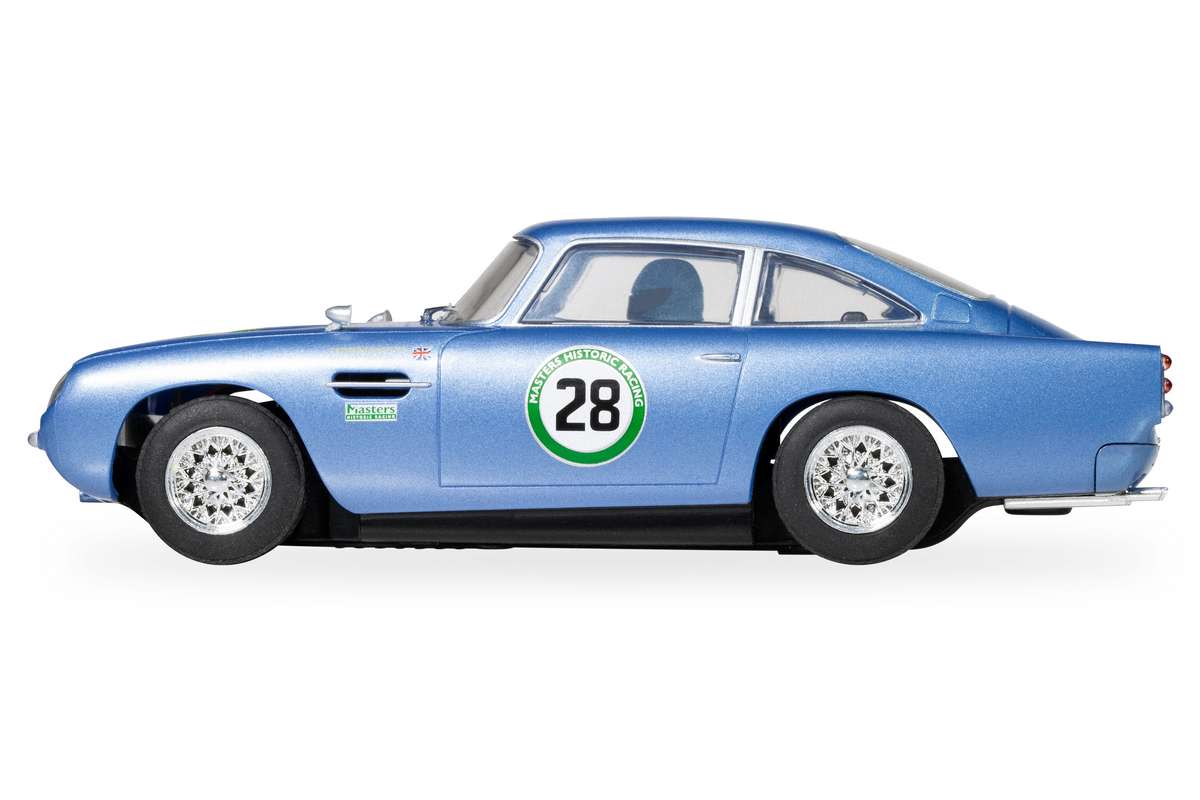 Aston Martin DB5, blue/yellow, Historic GT Racing