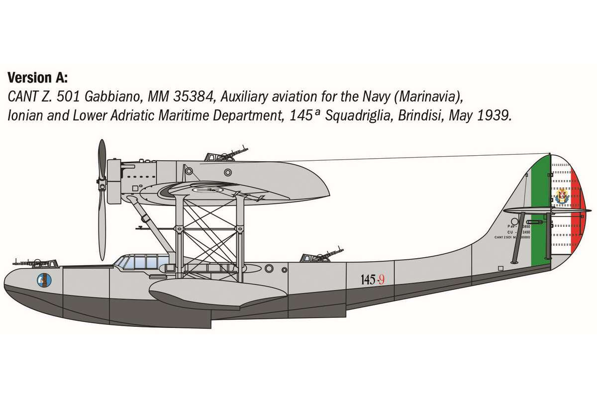 1:72 CANT Z.501 Gabbiano