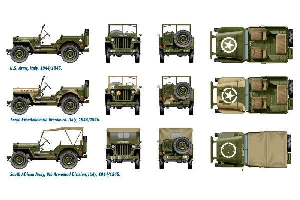 1:72 Willy Jeep 1/4 Ton 4x4