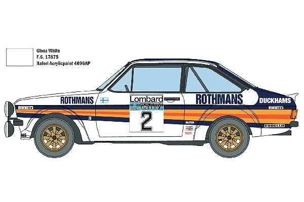 1:24 Ford Escort RS1800 MK. II Lombard RAC Rally