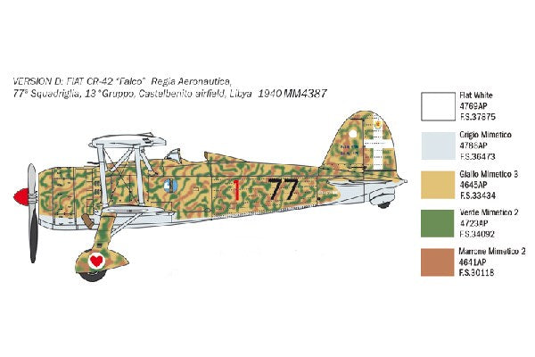 1:48 Fiat CR.42 \'\'Falco\'\'