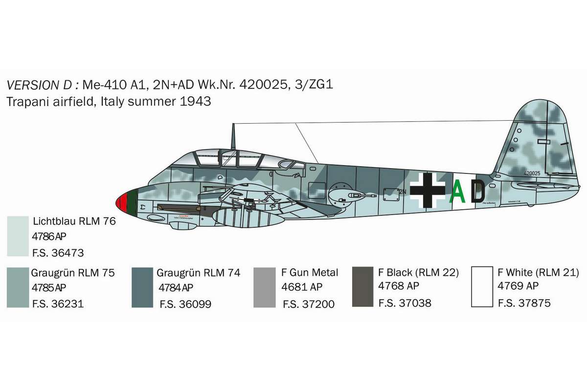 1:72 Messerschmitt Me 410-A1 \'Hornisse\'