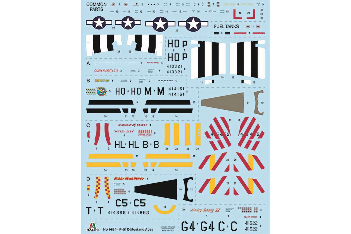 1:72 P-51D Mustang Aces