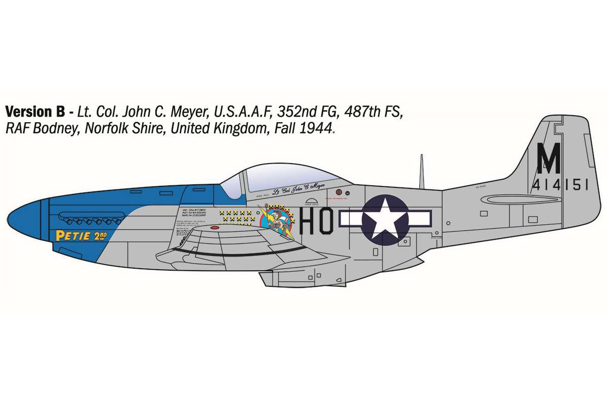 1:72 P-51D Mustang Aces