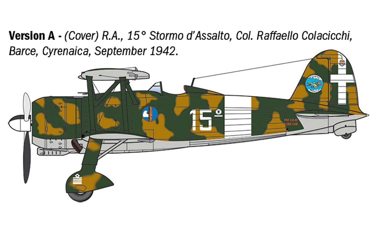 1:48 FIAT CR.42 Falco Assault/Night Fighter