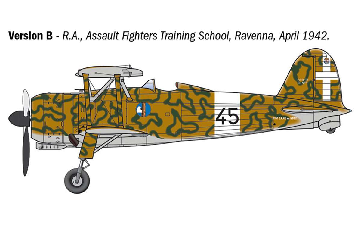 1:48 FIAT CR.42 Falco Assault/Night Fighter