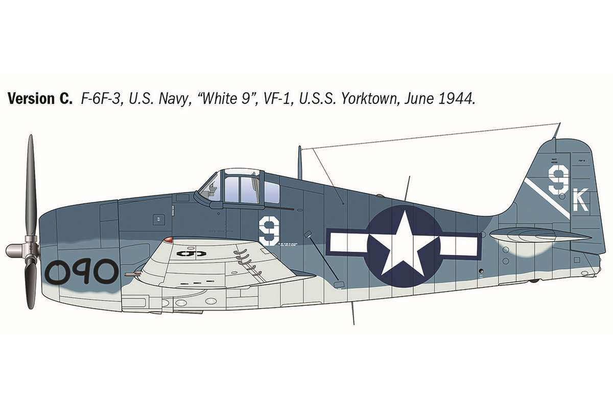 1:72 Grumman Hellcat F6 F-3