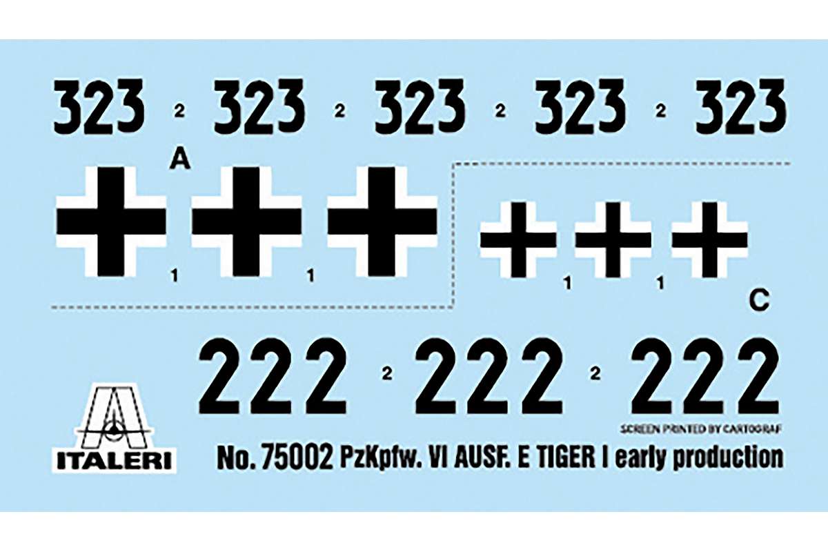 1:56 Pz. kpfw. VI Tiger I Ausf. E, starter set