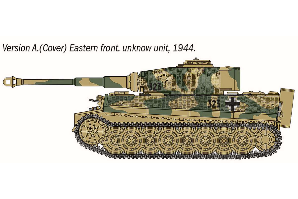 1:56 Pz. kpfw. VI Tiger I Ausf. E, starter set